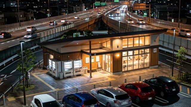 港北パーキングエリア