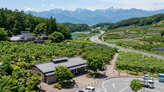 釈迦堂パーキングエリア